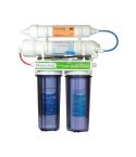 4 Stage 50 Gallon Per Day Reverse Osmosis System with DI