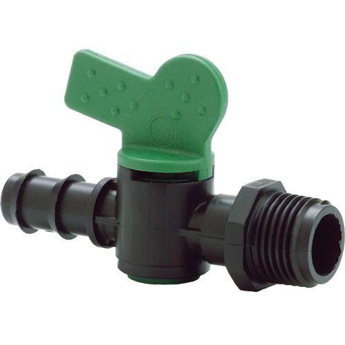 Ball Valve Tap 1/2 Inch Male to 16mm Hosebarb