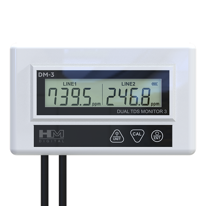 DM-3: Commercial In-Line Dual TDS Monitor for Precise Water Filtration